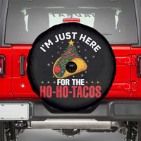 Funny Taco Christmas Spare Tire Cover I Am Just Here For The Ho Ho Tacos - Wonder Print Shop