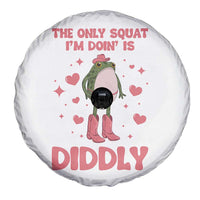 Funny Cowboy Frog Spare Tire Cover The Only Squat I'm Doin' Is Diddly - Wonder Print Shop