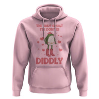 Funny Cowboy Frog Hoodie The Only Squat I'm Doin' Is Diddly - Wonder Print Shop