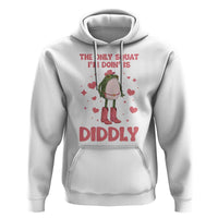 Funny Cowboy Frog Hoodie The Only Squat I'm Doin' Is Diddly - Wonder Print Shop