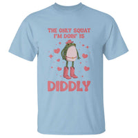 Funny Cowboy Frog T Shirt The Only Squat I'm Doin' Is Diddly - Wonder Print Shop