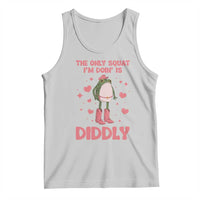 Funny Cowboy Frog Tank Top The Only Squat I'm Doin' Is Diddly - Wonder Print Shop