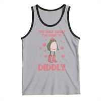 Funny Cowboy Frog Tank Top The Only Squat I'm Doin' Is Diddly - Wonder Print Shop