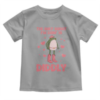 Funny Cowboy Frog Toddler T Shirt The Only Squat I'm Doin' Is Diddly - Wonder Print Shop