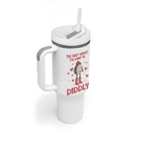 Funny Cowboy Frog Tumbler With Handle The Only Squat I'm Doin' Is Diddly - Wonder Print Shop