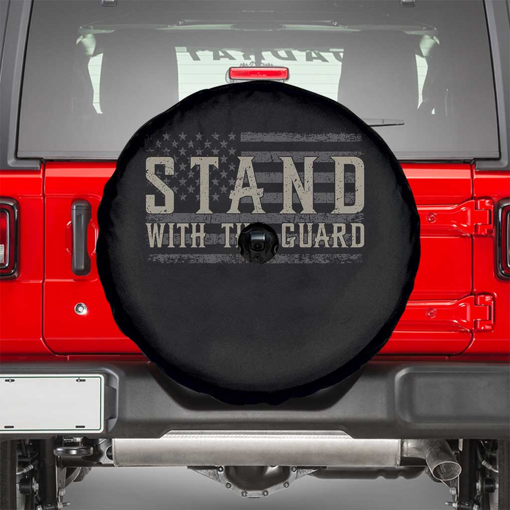 Stand With The Guard Spare Tire Cover DC Guardsmen - Wonder Print Shop