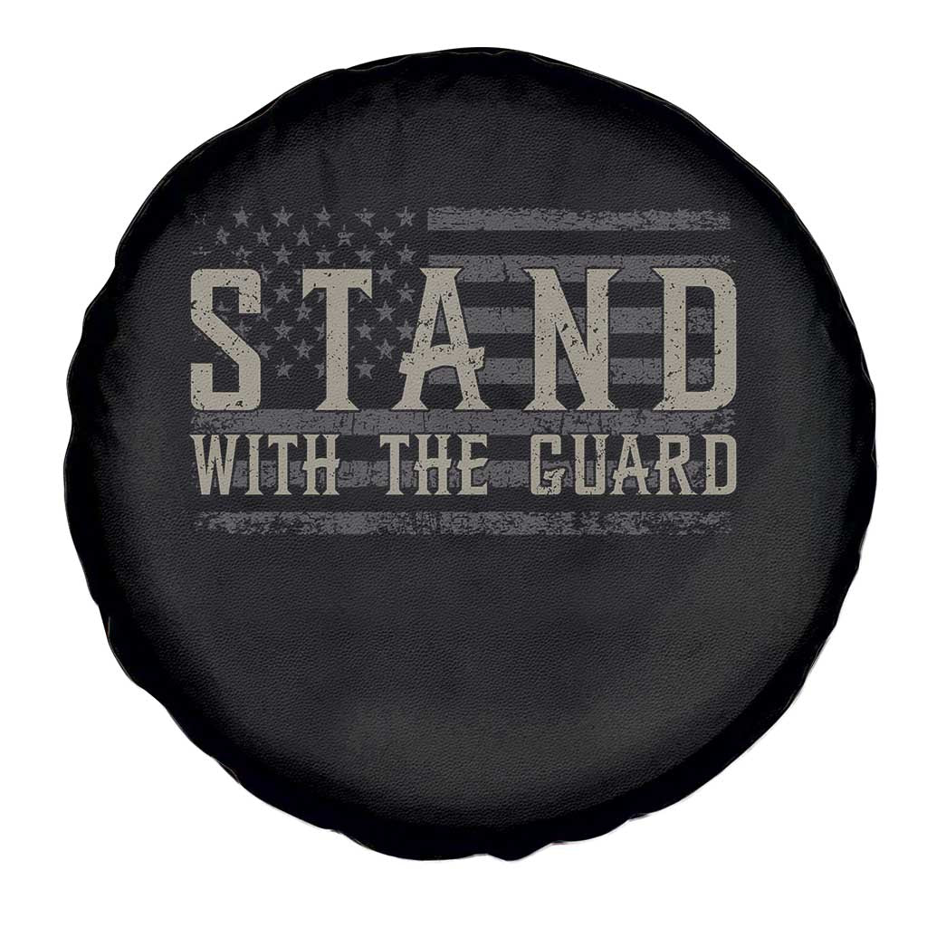 Stand With The Guard Spare Tire Cover DC Guardsmen - Wonder Print Shop