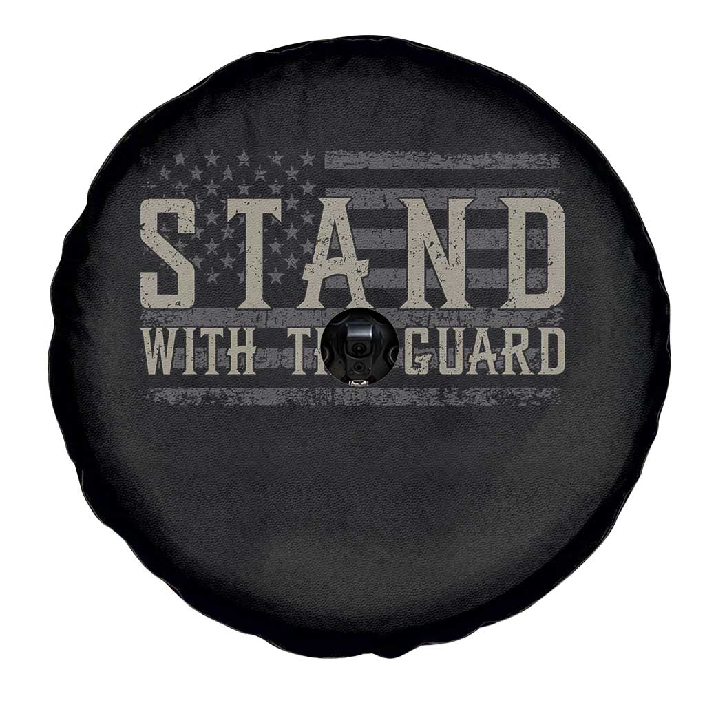 Stand With The Guard Spare Tire Cover DC Guardsmen - Wonder Print Shop
