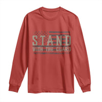 Stand With The Guard Long Sleeve Shirt DC Guardsmen - Wonder Print Shop