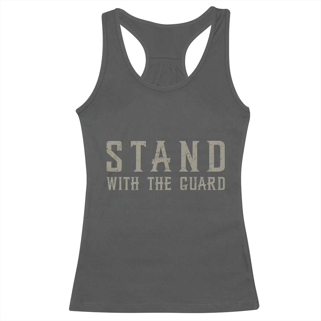 Stand With The Guard Racerback Tank Top DC Guardsmen - Wonder Print Shop