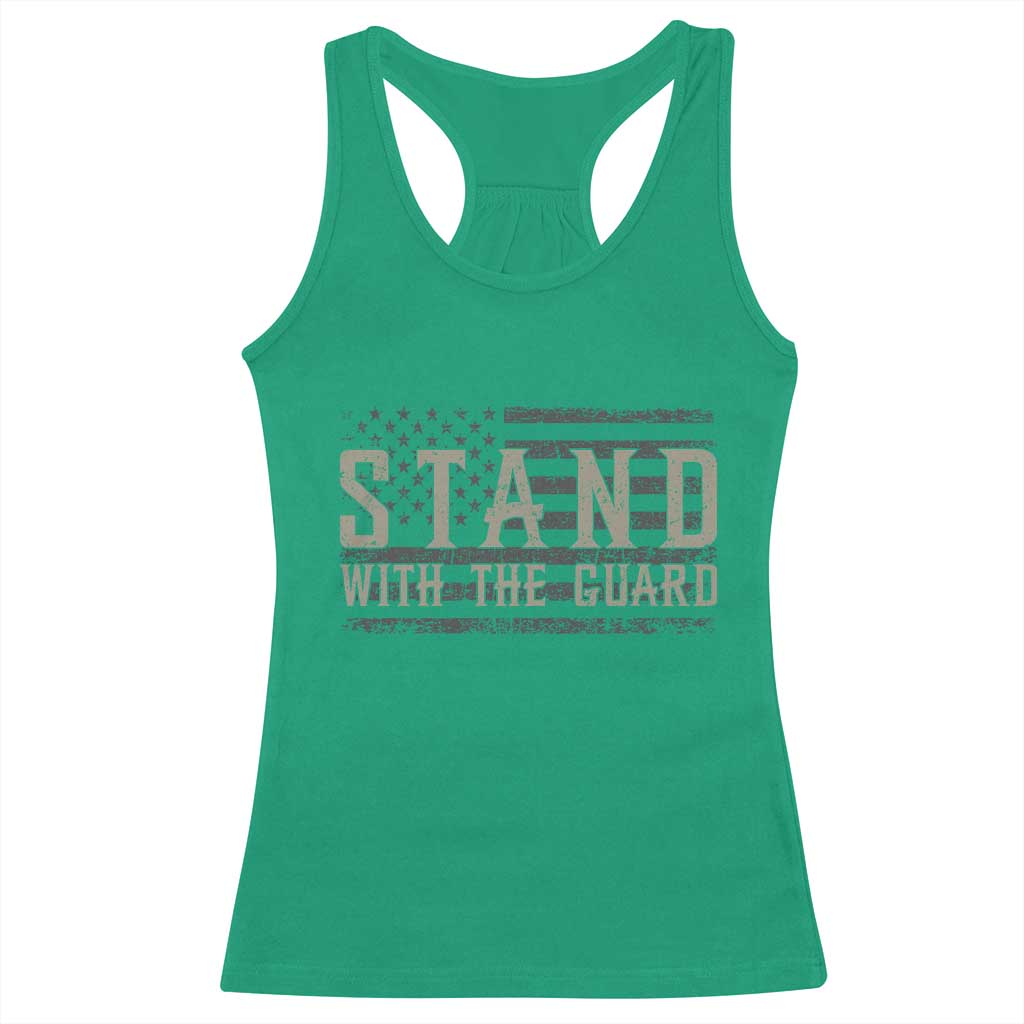 Stand With The Guard Racerback Tank Top DC Guardsmen - Wonder Print Shop