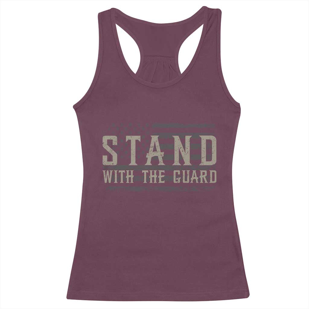 Stand With The Guard Racerback Tank Top DC Guardsmen - Wonder Print Shop