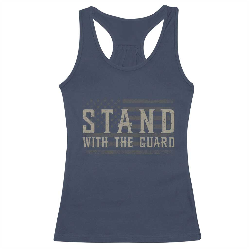 Stand With The Guard Racerback Tank Top DC Guardsmen - Wonder Print Shop