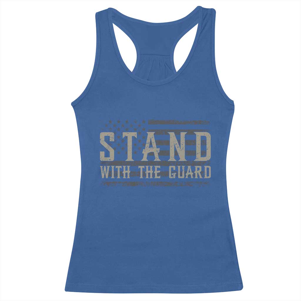 Stand With The Guard Racerback Tank Top DC Guardsmen - Wonder Print Shop