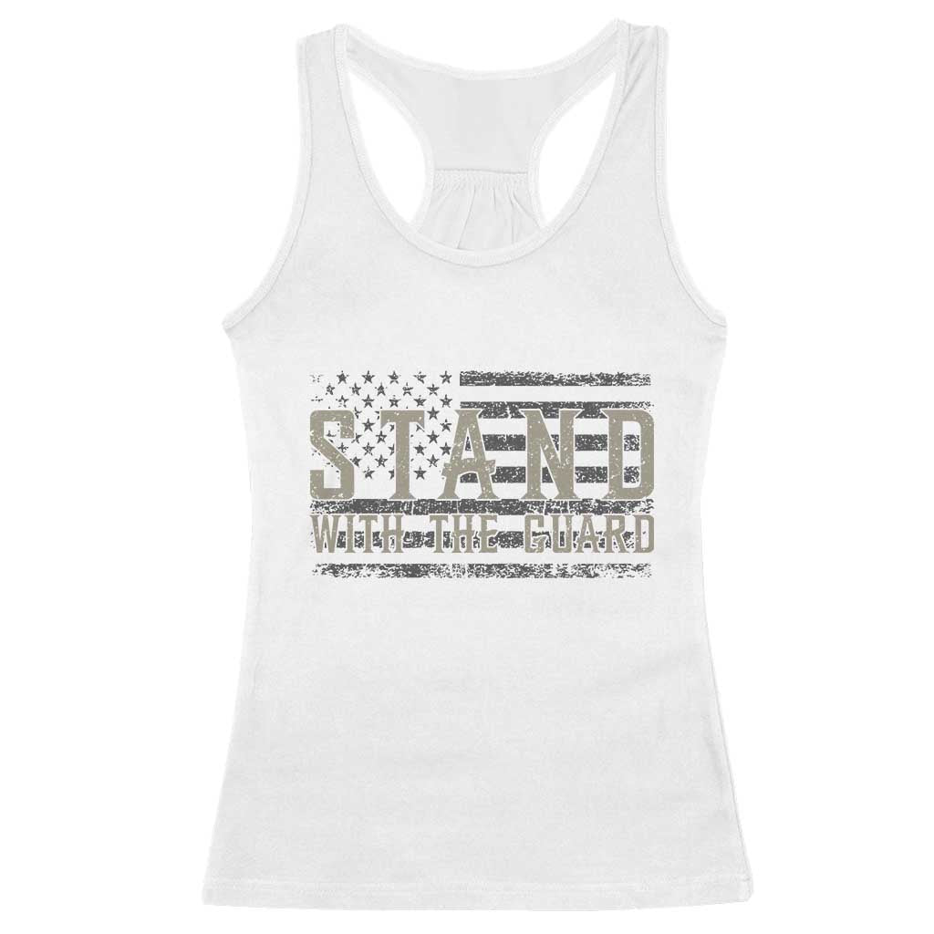 Stand With The Guard Racerback Tank Top DC Guardsmen - Wonder Print Shop