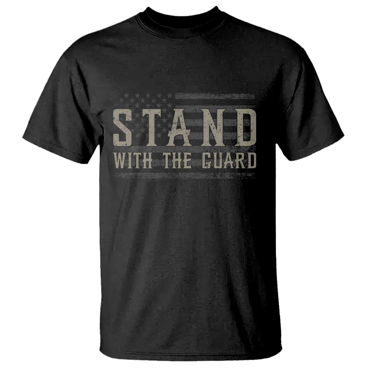 Stand With The Guard T Shirt DC Guardsmen - Wonder Print Shop