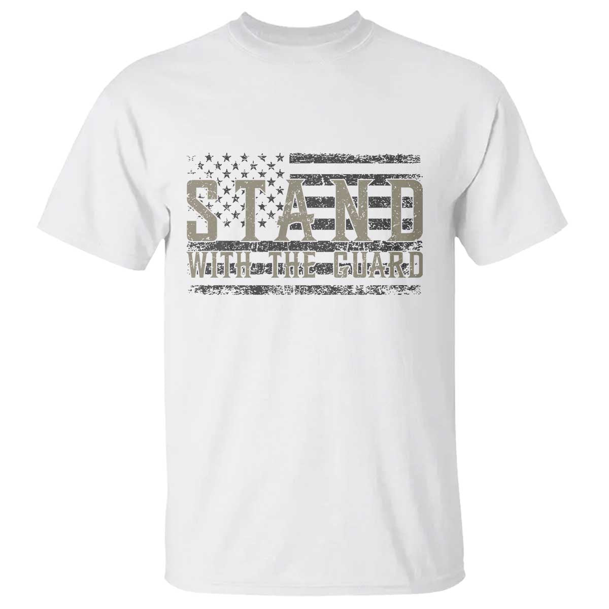 Stand With The Guard T Shirt DC Guardsmen - Wonder Print Shop