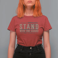 Stand With The Guard T Shirt For Women DC Guardsmen - Wonder Print Shop