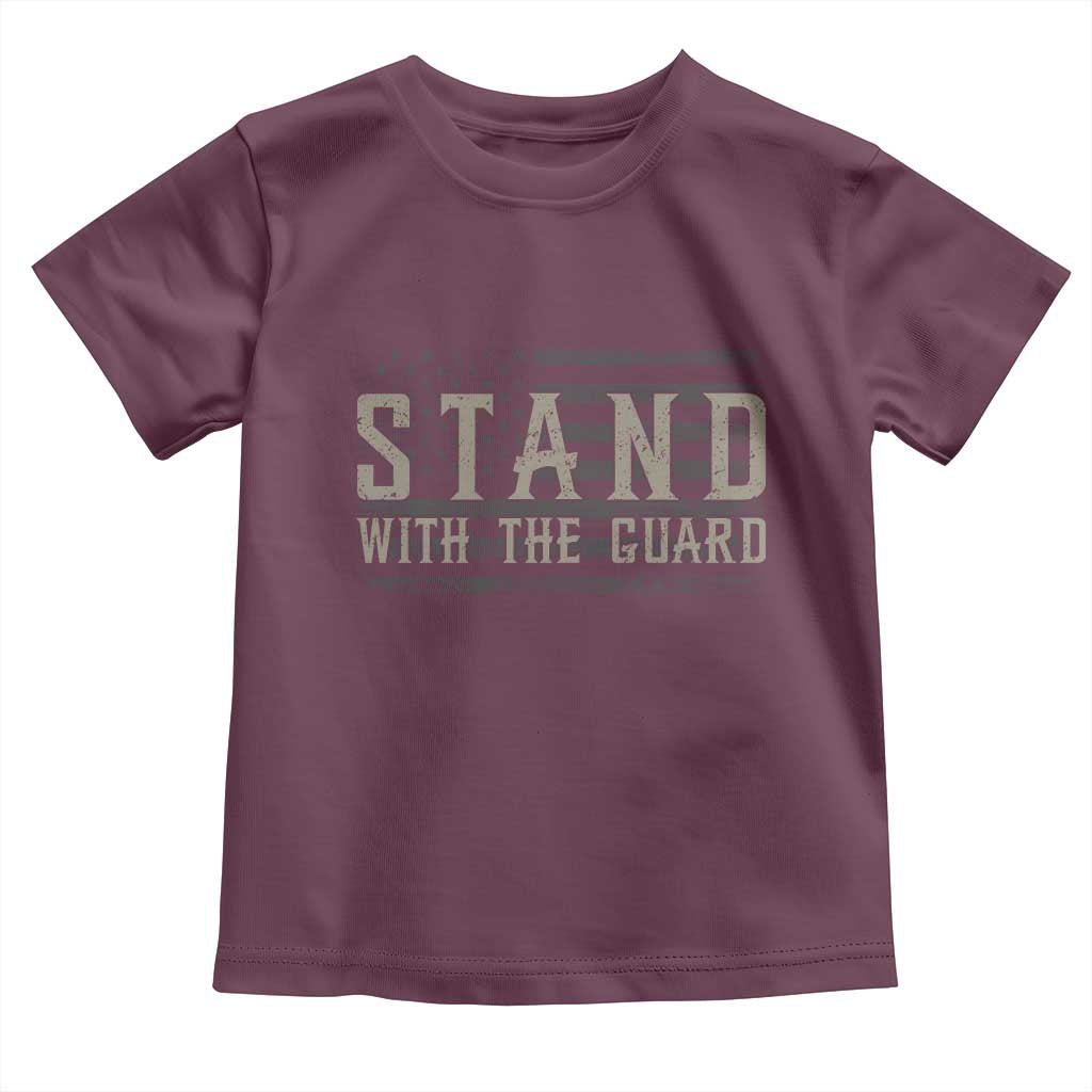 Stand With The Guard Toddler T Shirt DC Guardsmen - Wonder Print Shop