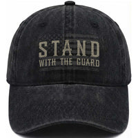 Stand With The Guard Washed Cotton Baseball Cap DC Guardsmen