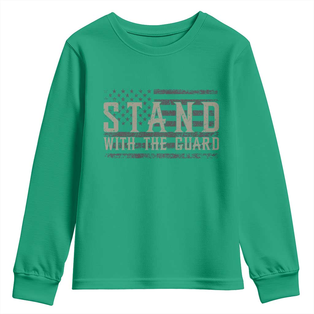 Stand With The Guard Youth Sweatshirt DC Guardsmen - Wonder Print Shop