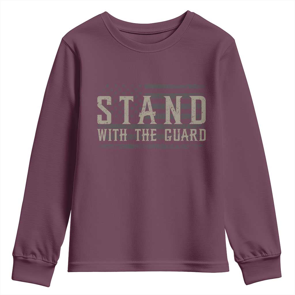 Stand With The Guard Youth Sweatshirt DC Guardsmen - Wonder Print Shop