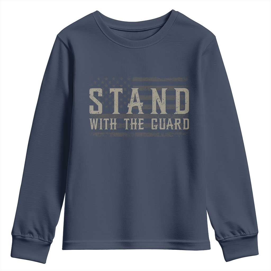 Stand With The Guard Youth Sweatshirt DC Guardsmen - Wonder Print Shop