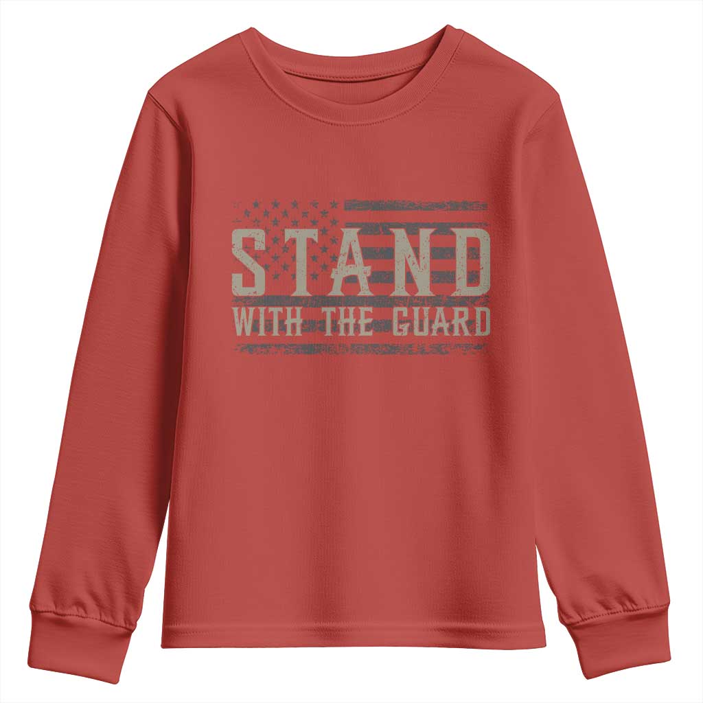 Stand With The Guard Youth Sweatshirt DC Guardsmen - Wonder Print Shop