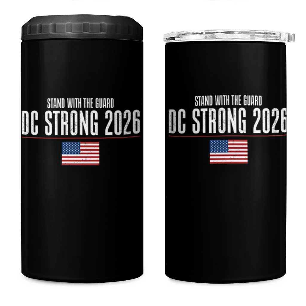 Stand With The Guard 4 in 1 Can Cooler Tumbler DC Guardsmen 2026 - Wonder Print Shop
