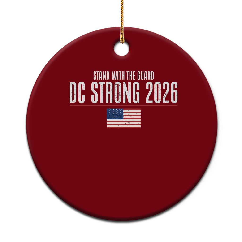 Stand With The Guard Ceramic Ornament DC Guardsmen 2026 - Wonder Print Shop