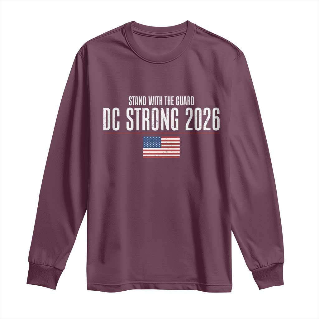 Stand With The Guard Long Sleeve Shirt DC Guardsmen 2026 - Wonder Print Shop