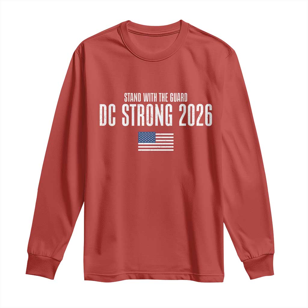Stand With The Guard Long Sleeve Shirt DC Guardsmen 2026 - Wonder Print Shop