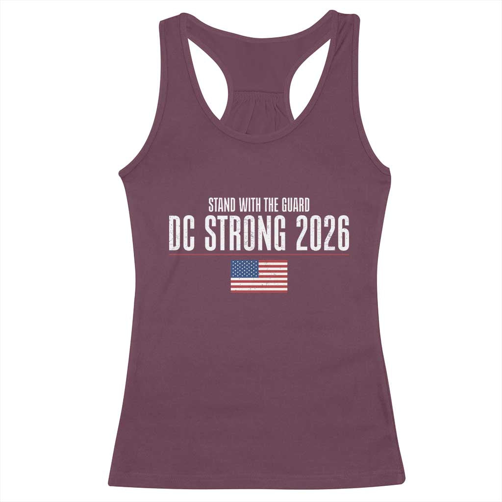 Stand With The Guard Racerback Tank Top DC Guardsmen 2026 - Wonder Print Shop