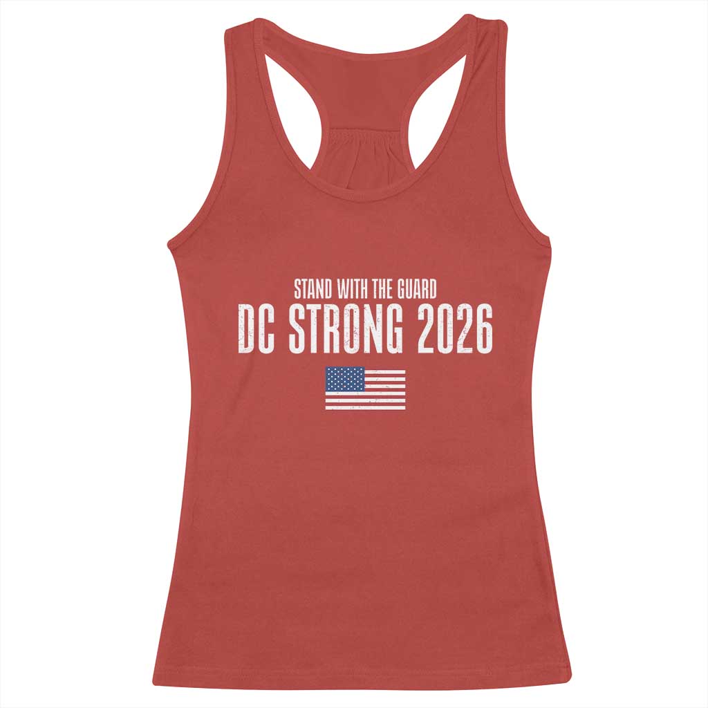 Stand With The Guard Racerback Tank Top DC Guardsmen 2026 - Wonder Print Shop