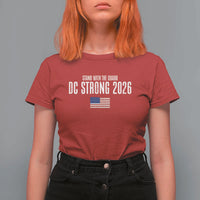 Stand With The Guard T Shirt For Women DC Guardsmen 2026 - Wonder Print Shop