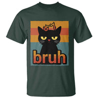67 Six Seven Bruh Cat Meme T Shirt Cute Black Cat Funny Saying - Wonder Print Shop