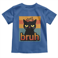 67 Six Seven Bruh Cat Meme Toddler T Shirt Cute Black Cat Funny Saying - Wonder Print Shop