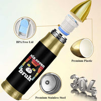 67 Bruh Meme Bullet Tumbler Funny Six Seven Black Cat - Wonder Print Shop