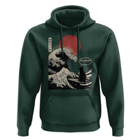67 Six Seven Bruh Meme Hoodie Funny Japanese Black Cat Surfing The Great Wave Kanagawa - Wonder Print Shop