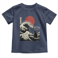 67 Six Seven Bruh Meme Toddler T Shirt Funny Japanese Black Cat Surfing The Great Wave Kanagawa - Wonder Print Shop