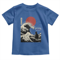 67 Six Seven Bruh Meme Toddler T Shirt Funny Japanese Black Cat Surfing The Great Wave Kanagawa - Wonder Print Shop