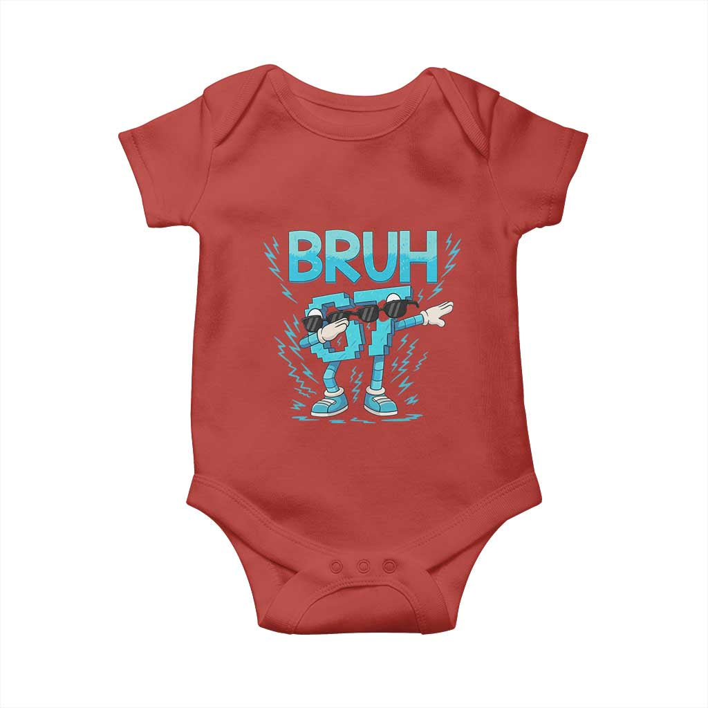 67 Bruh Meme Baby Onesie Funny Six Seven Italian Brainrot - Wonder Print Shop