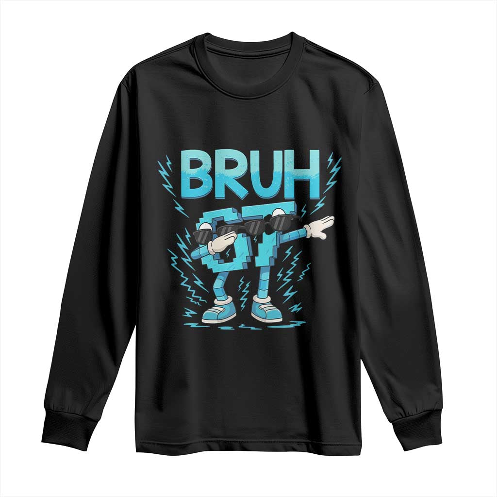 67 Bruh Meme Long Sleeve Shirt Funny Six Seven Italian Brainrot - Wonder Print Shop