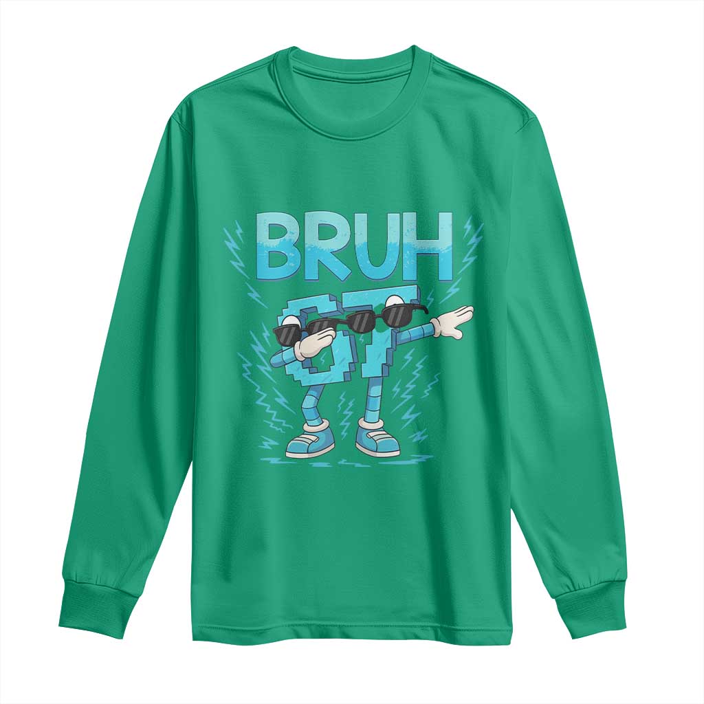 67 Bruh Meme Long Sleeve Shirt Funny Six Seven Italian Brainrot - Wonder Print Shop