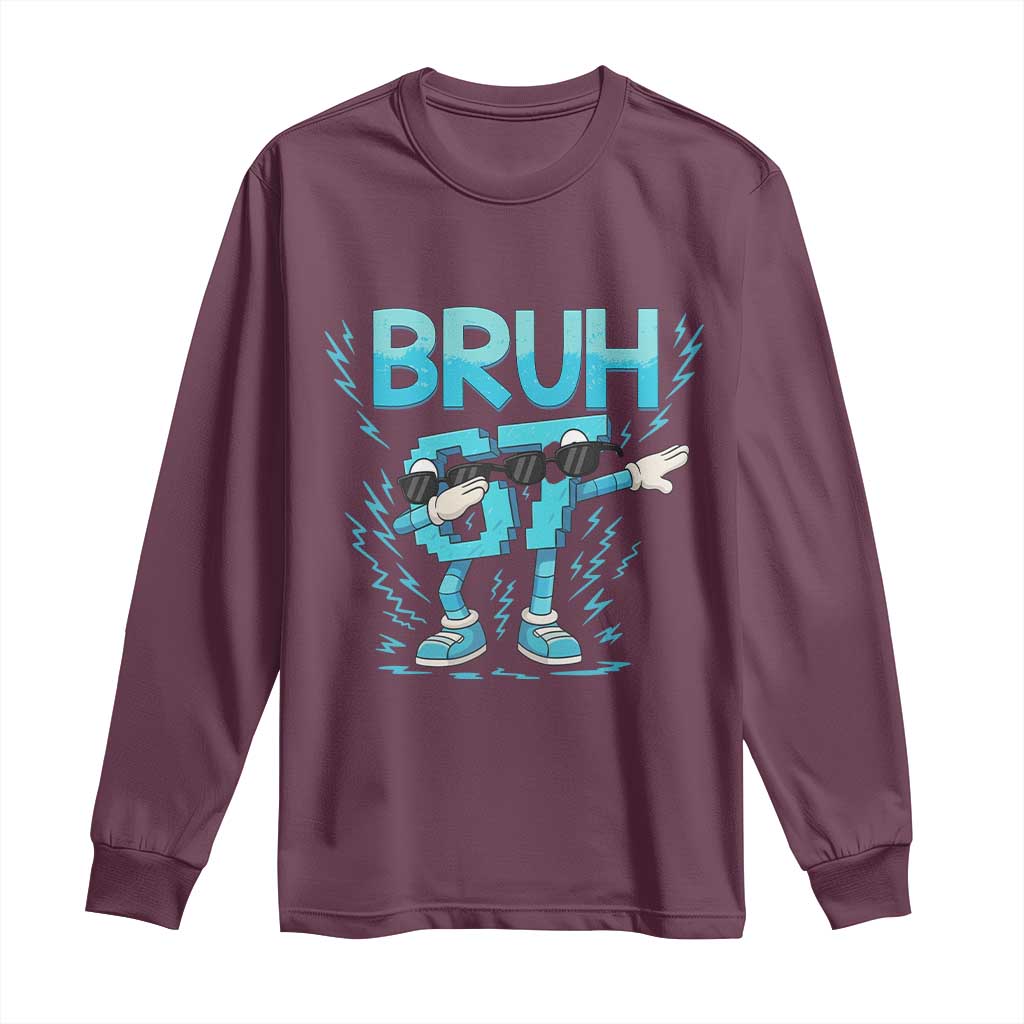 67 Bruh Meme Long Sleeve Shirt Funny Six Seven Italian Brainrot - Wonder Print Shop