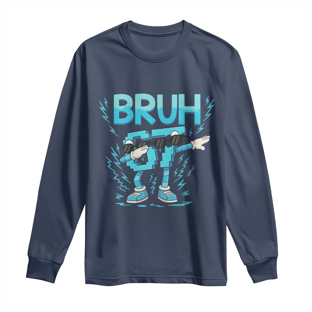 67 Bruh Meme Long Sleeve Shirt Funny Six Seven Italian Brainrot - Wonder Print Shop