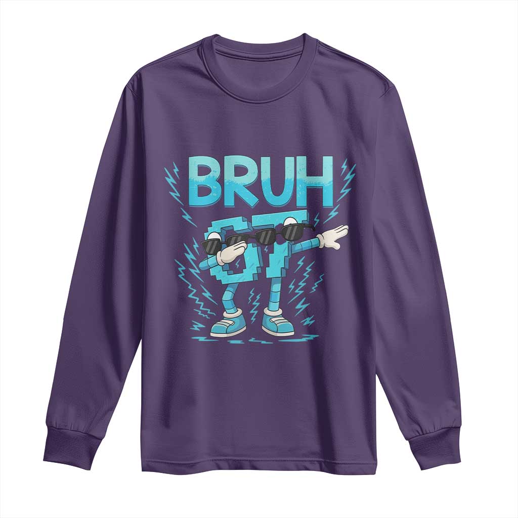 67 Bruh Meme Long Sleeve Shirt Funny Six Seven Italian Brainrot - Wonder Print Shop
