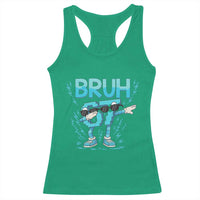 67 Bruh Meme Racerback Tank Top Funny Six Seven Italian Brainrot - Wonder Print Shop