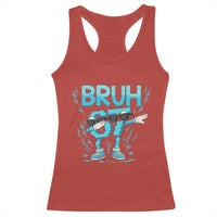 67 Bruh Meme Racerback Tank Top Funny Six Seven Italian Brainrot - Wonder Print Shop