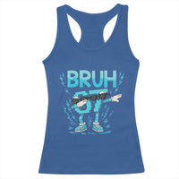 67 Bruh Meme Racerback Tank Top Funny Six Seven Italian Brainrot - Wonder Print Shop